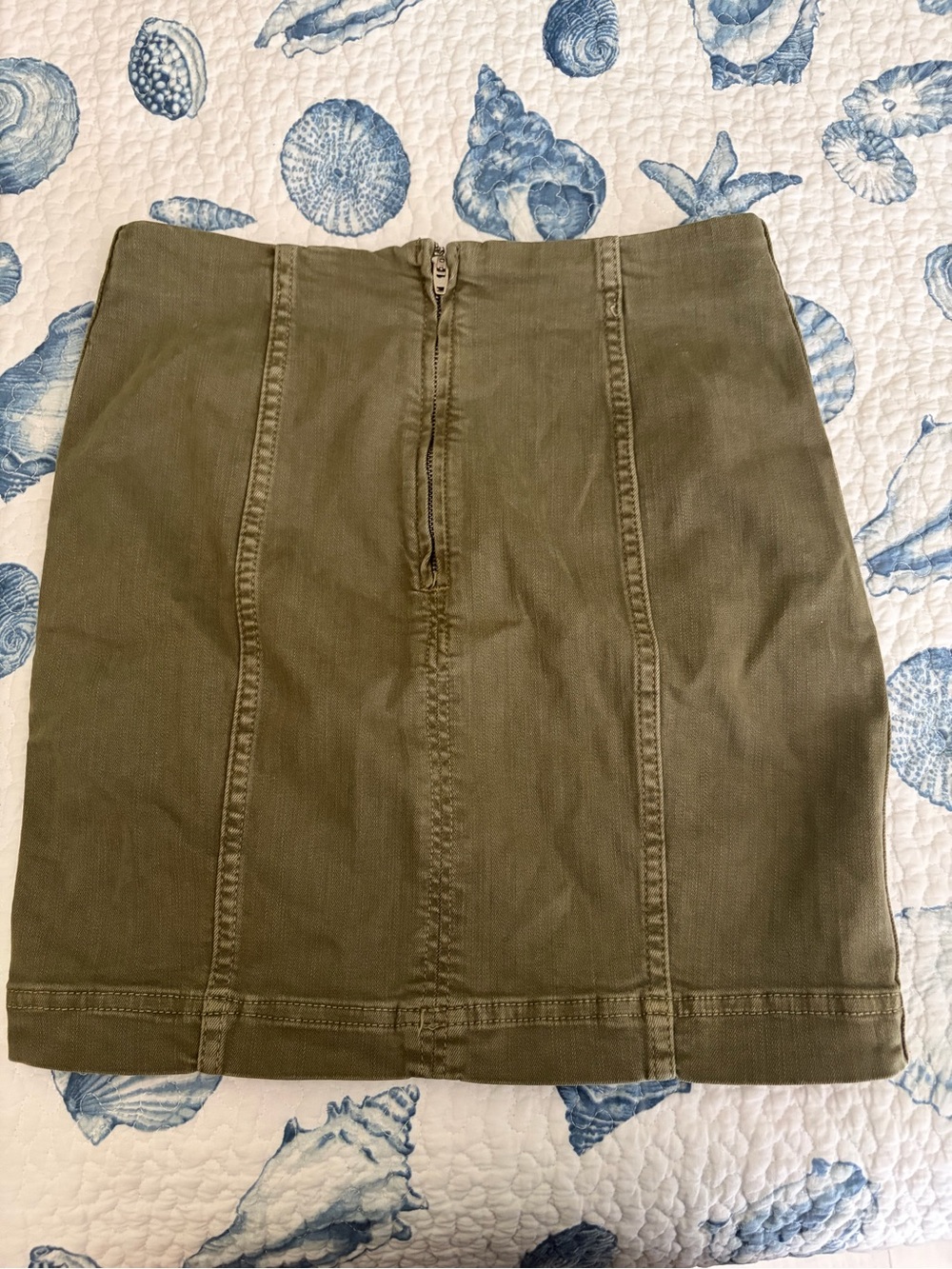Free People Olive Mini Skirt Size 0